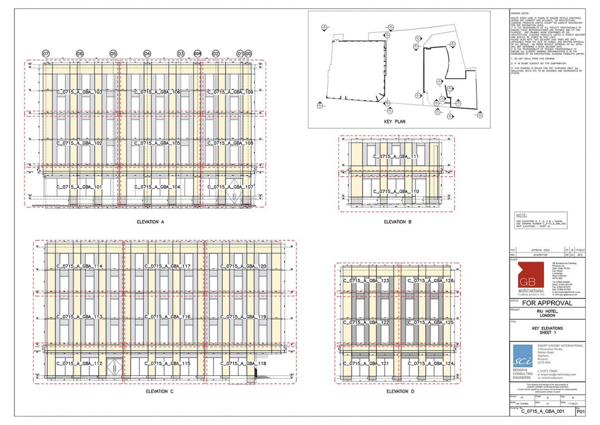 Riu Hotel Vauxhall drawings